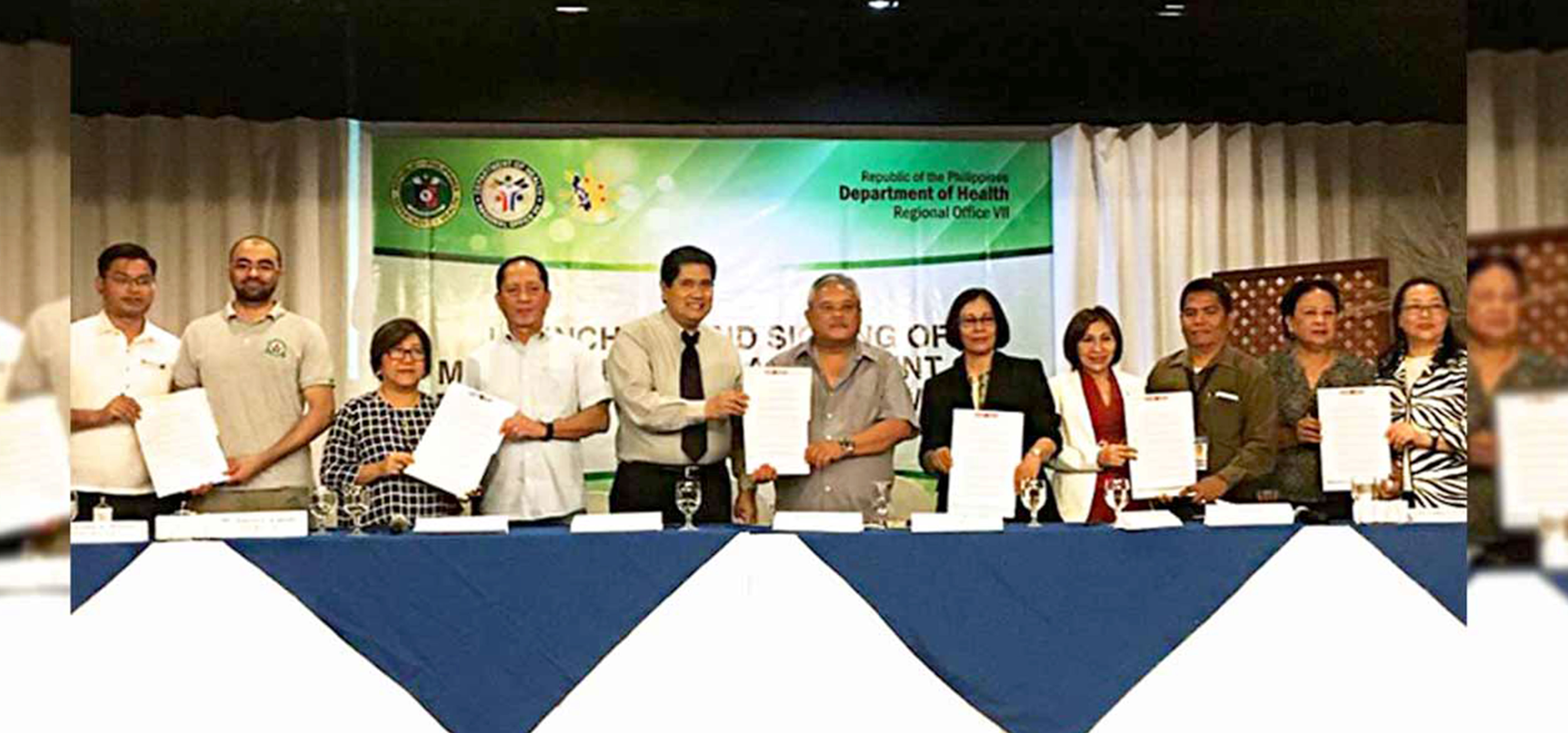 MOA Signing with Cebu DOH Region VII